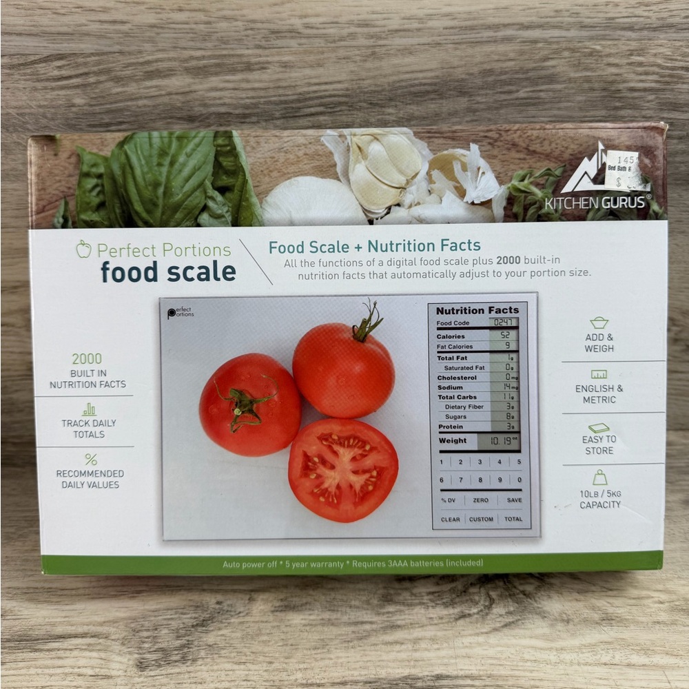 Perfect Portions Digital Nutrition Food Scale New